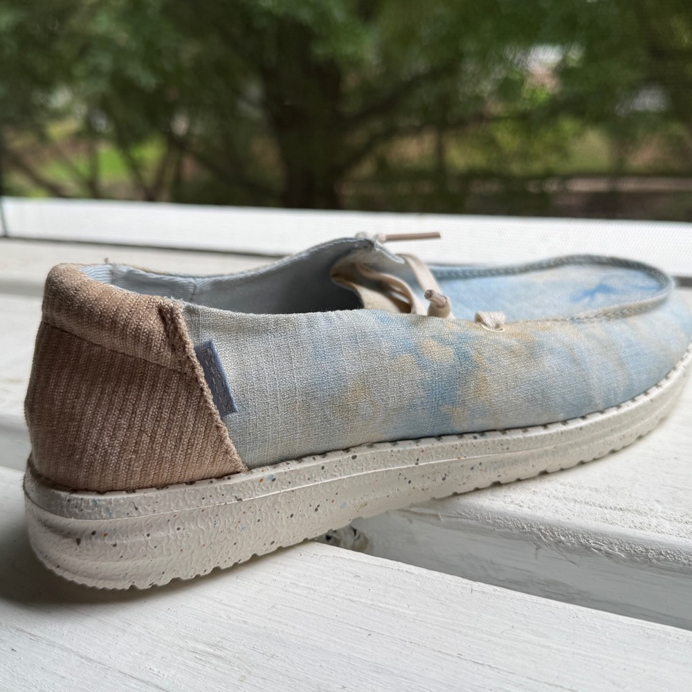 Hey Dude - Wendy Tie-Dye - Dawn Blue Slip On Shoes Size 7 NWOB - Picture 9 of 9
